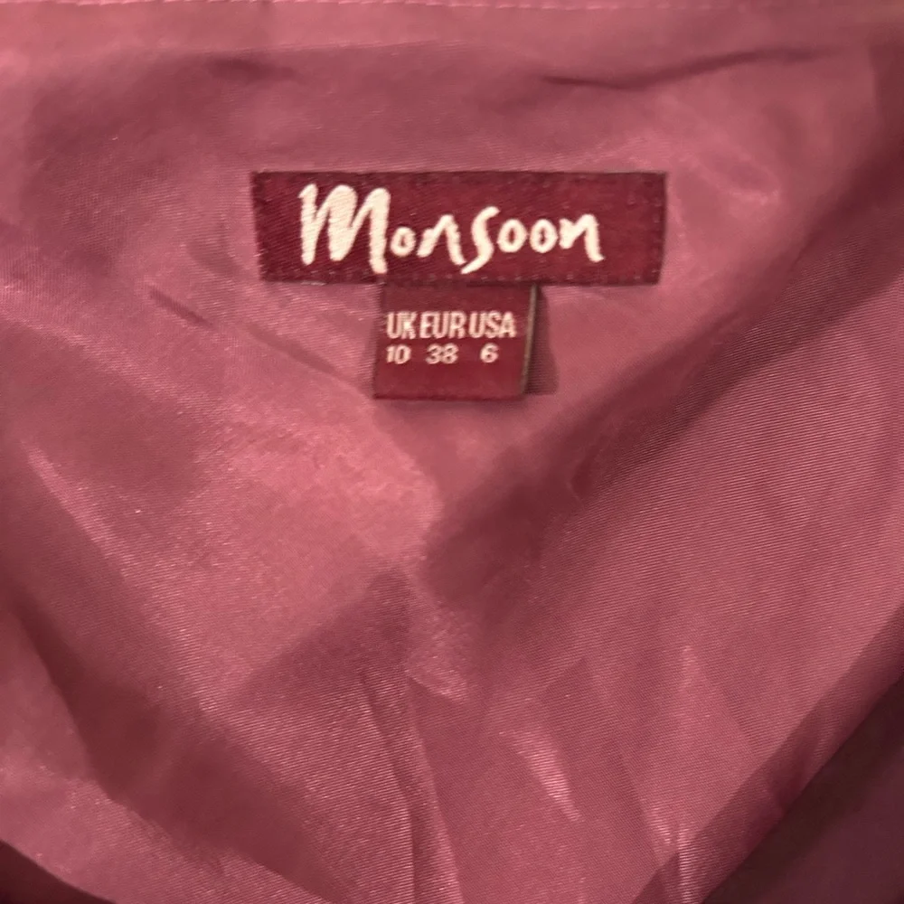 Monsoon y2k baby doll bust line silk floral maxi dress - Picture 3 of 16